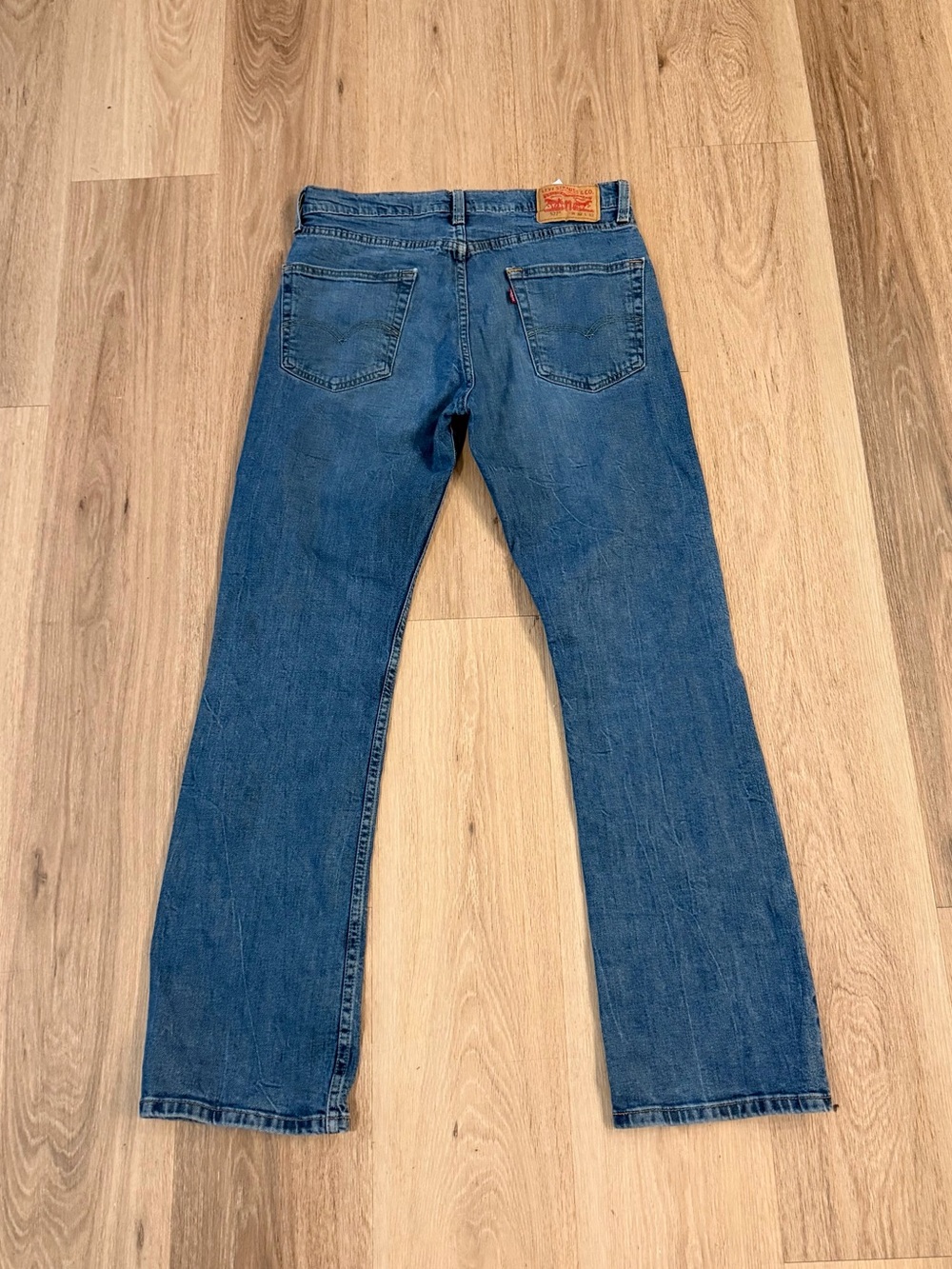 Levi's 527 Men's Dark Blue Slim Fit Bootcut Jeans Red Tab Cowboy size 32x32